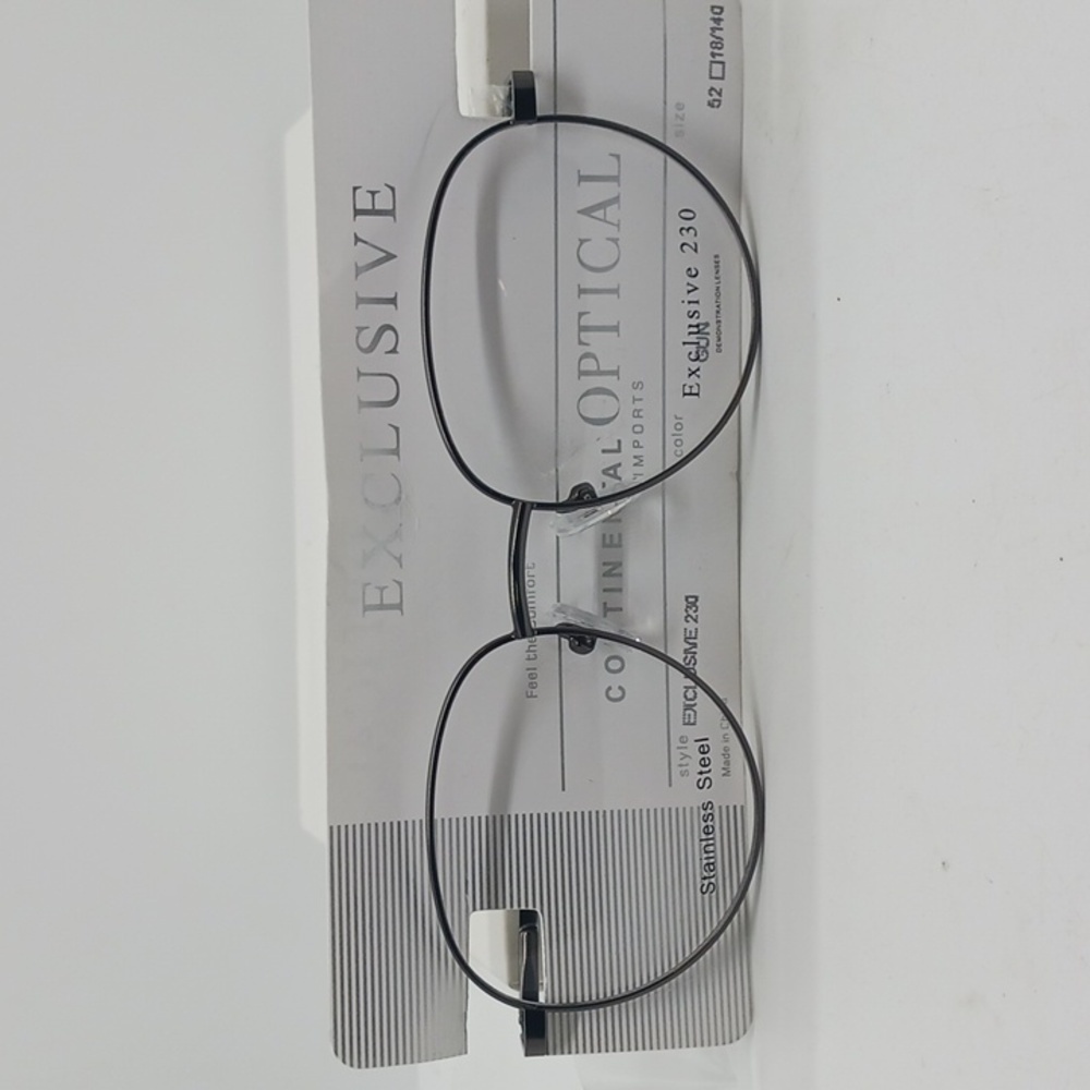 NWT RX-ABLE EXCLUSIVE 230 EYEGLASS FRAMES GUNMETAL